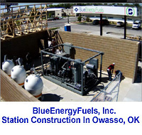 Live Video Blue Energy Fuels Station Construction Site, Owasso, Oklahoma.