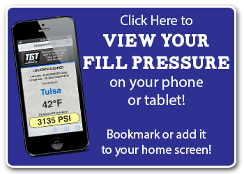 Click to view fill pressure based on your current location and temperature.